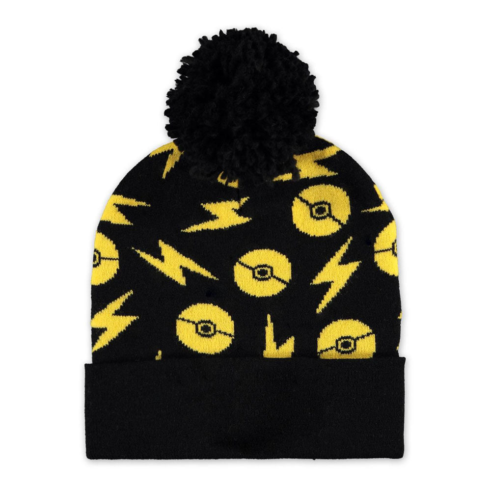 Pokemon 3D Pikachu Patch with All-over Print Beanie & Knitted Gloves Giftset