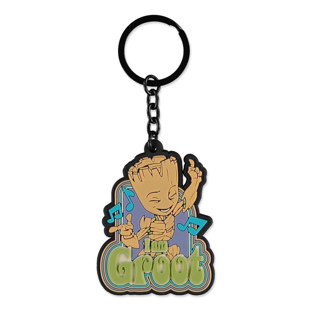 Marvel Comics Guardians of the Galaxy I am Groot Rubber Keychain