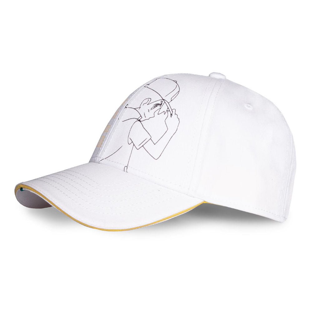 Pokemon Gotta Catch Them All Ash Line Art Adjustable Cap