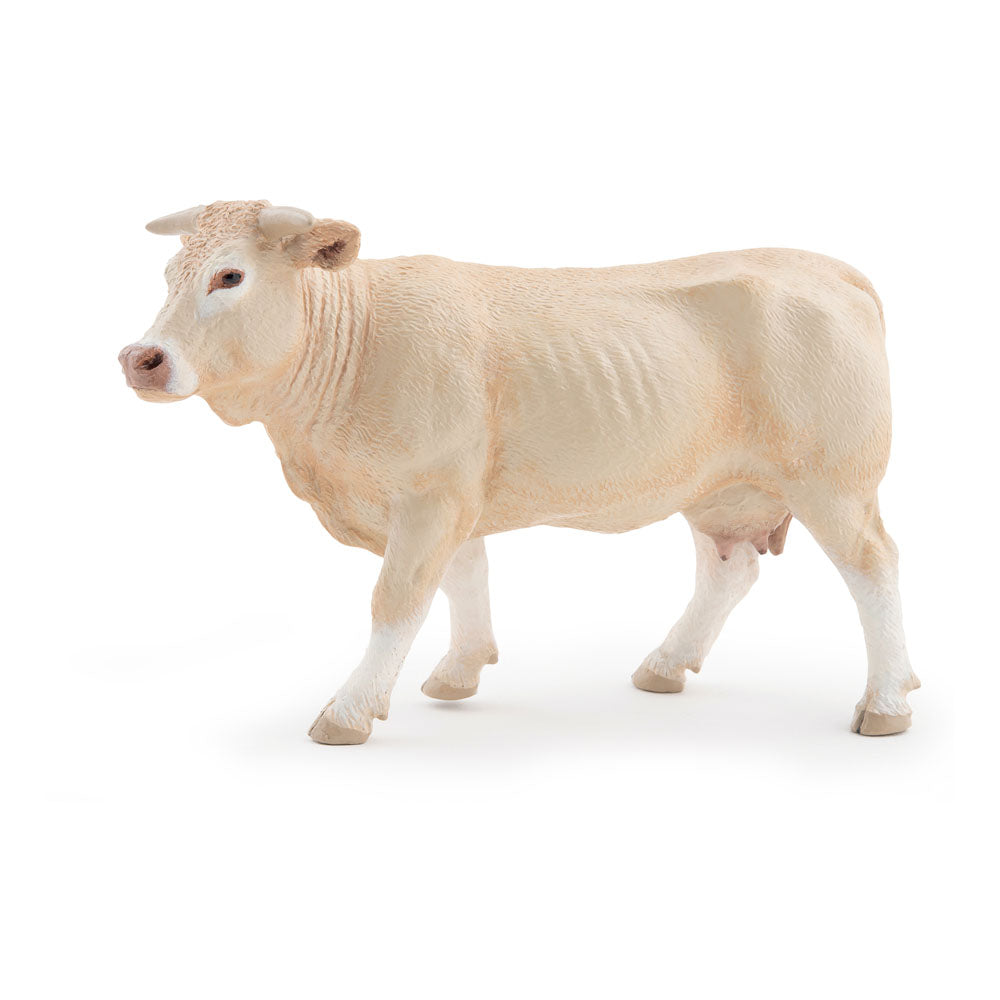 Papo Farmyard Friends Blonde D'Aquitaine Toy Figure