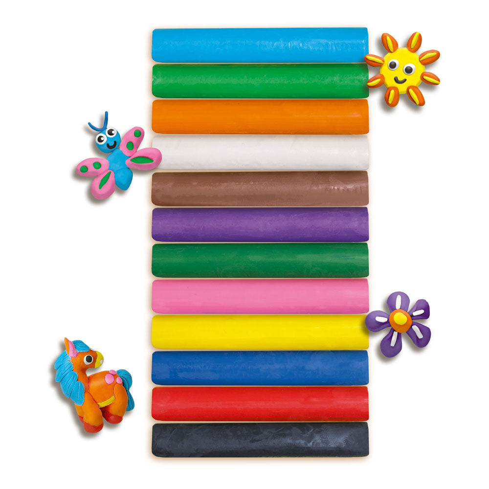 SES Creative Infinity Modelling Clay, 12 Pack