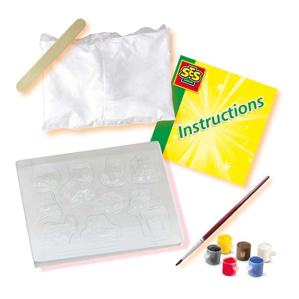 SES Creative Forest Animals Casting and Painting Set