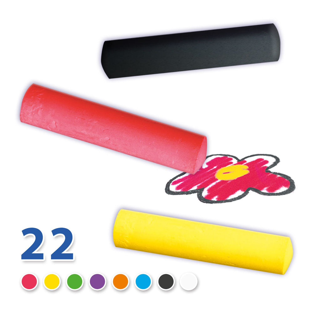 SES Creative Playground Chalk Bucket, 8 Colours