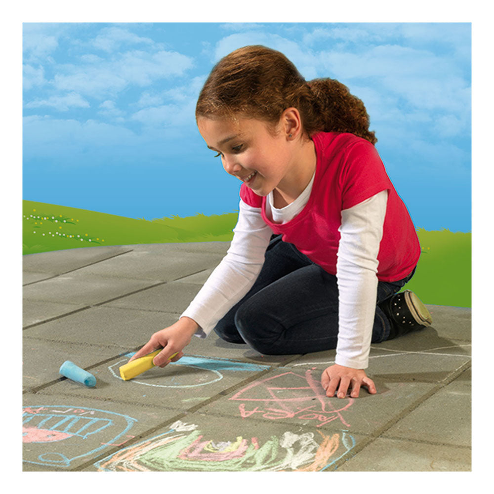 SES Creative Playground Chalk Bucket, 8 Colours