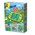 SES Creative Wrap&Go Travel Games (Four in a Row, Dots and Boxes and Pack Croco)