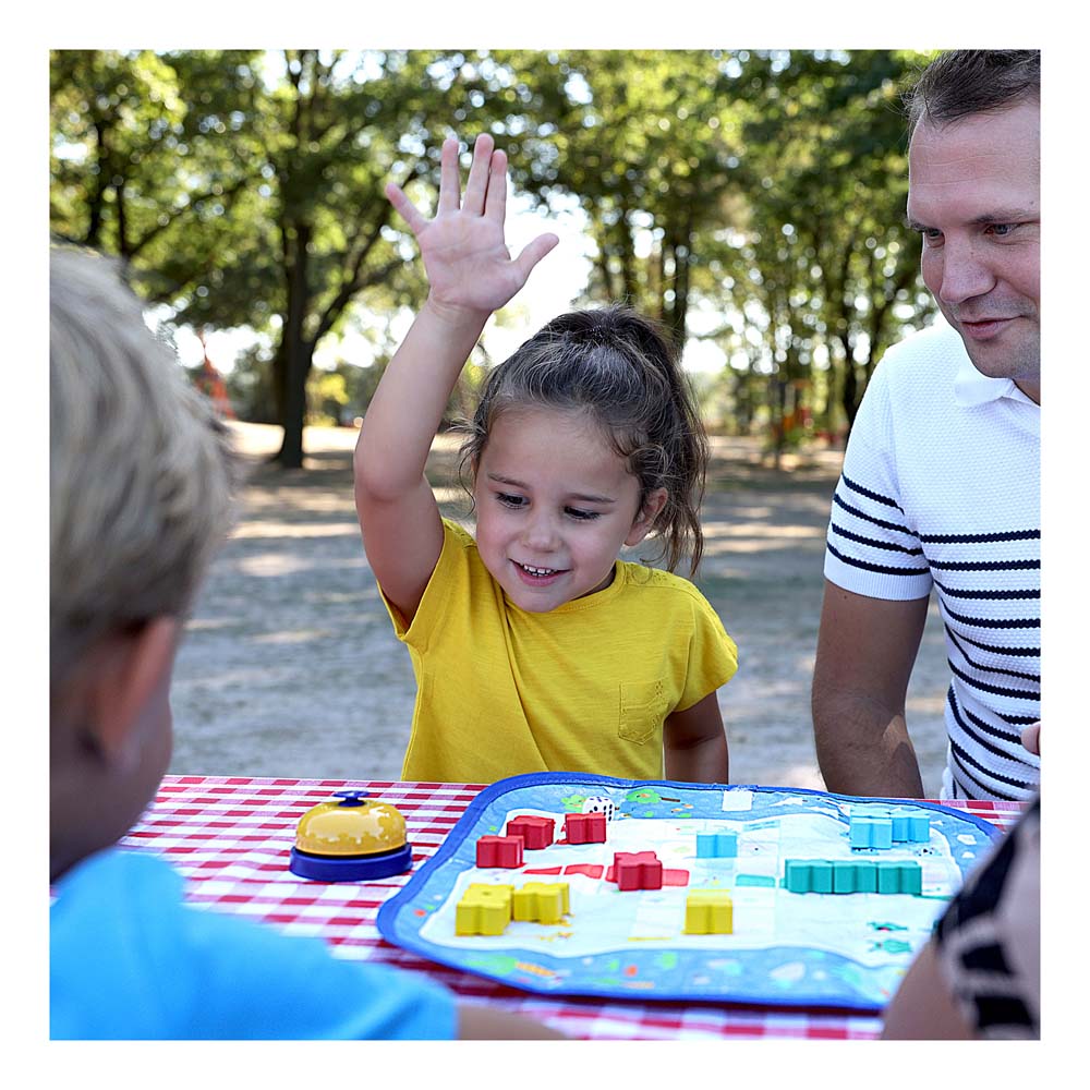 SES Creative Wrap&Go Travel Games (Ludo, Quartet and Speed Blocks)