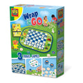 SES Creative Wrap&Go Travel Games (Pack Your Bags, Checkers and Memo)