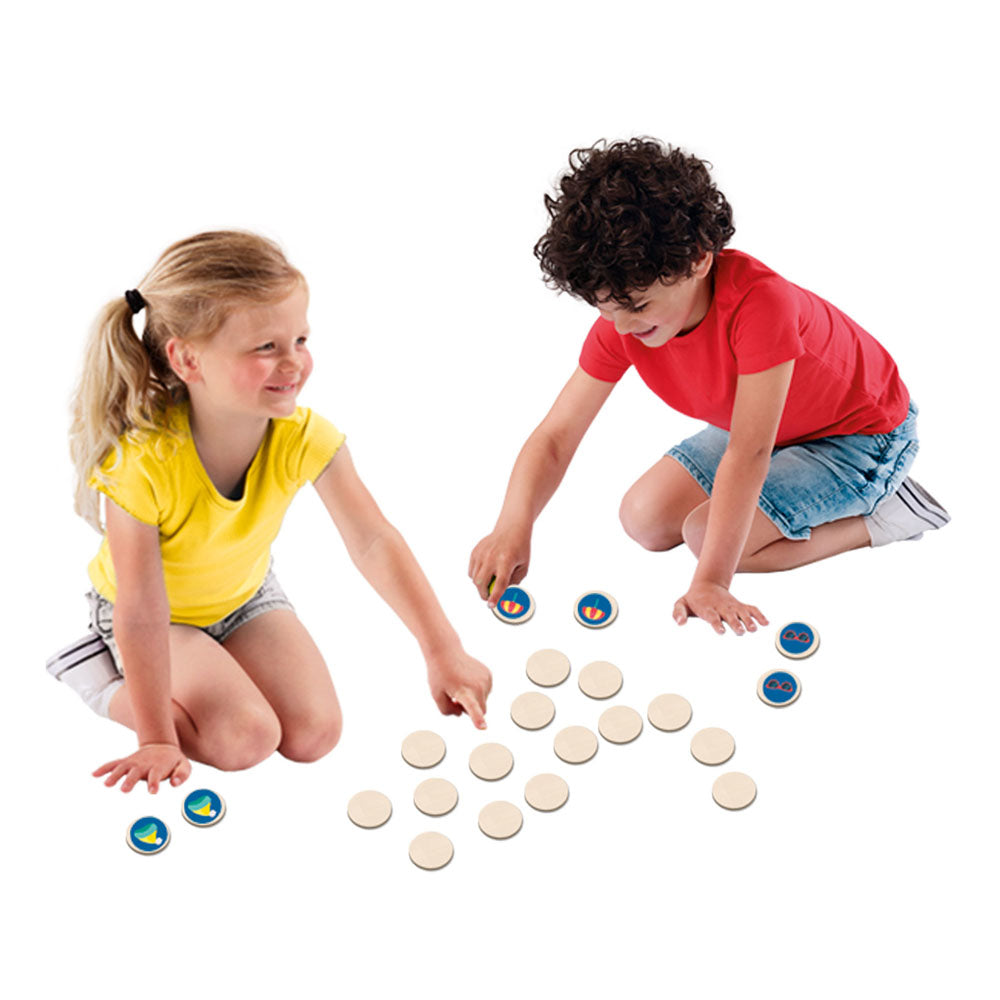 SES Creative Wrap&Go Travel Games (Pack Your Bags, Checkers and Memo)