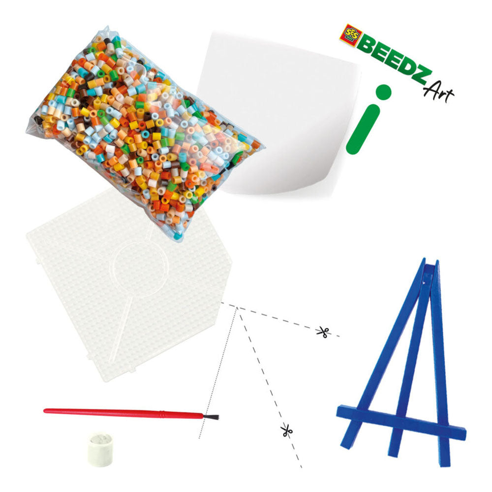 SES Creative Beedz Mini Artist Vincent 1600 Iron-on Beads Mosaic Art Kit