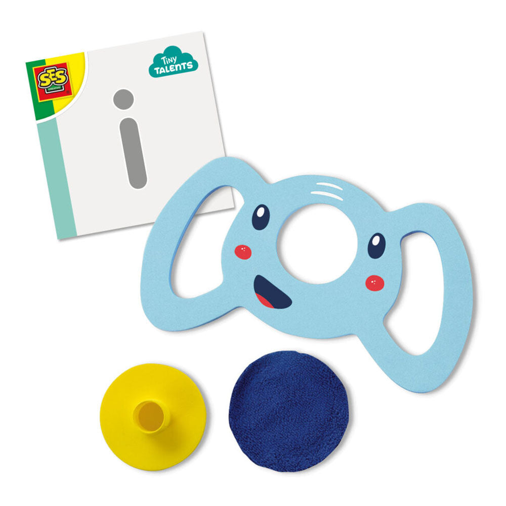 SES Creative Tiny Talents Elephant Foam Bubbler in the Bath