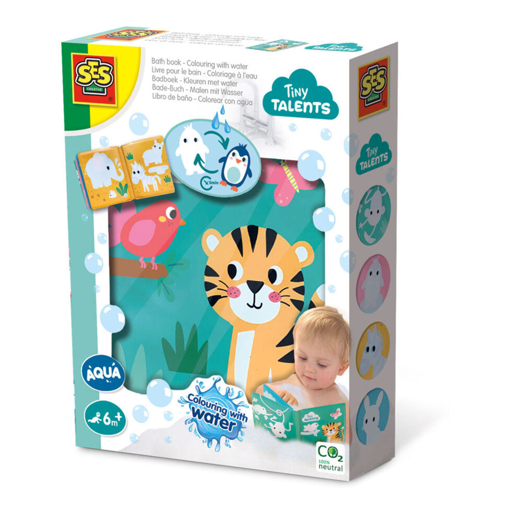 SES Creative Colouring with Water Bath Book