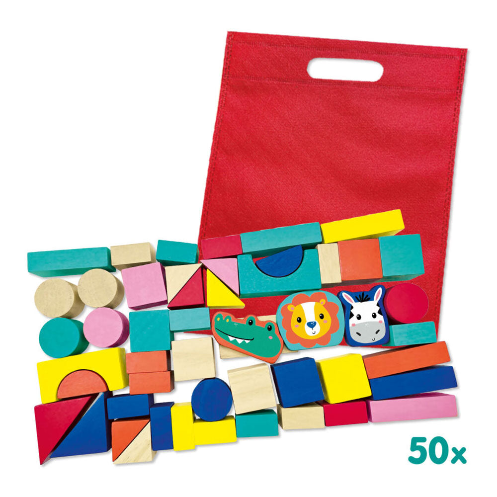 SES Creative Tiny Talents Wooden Building Blocks