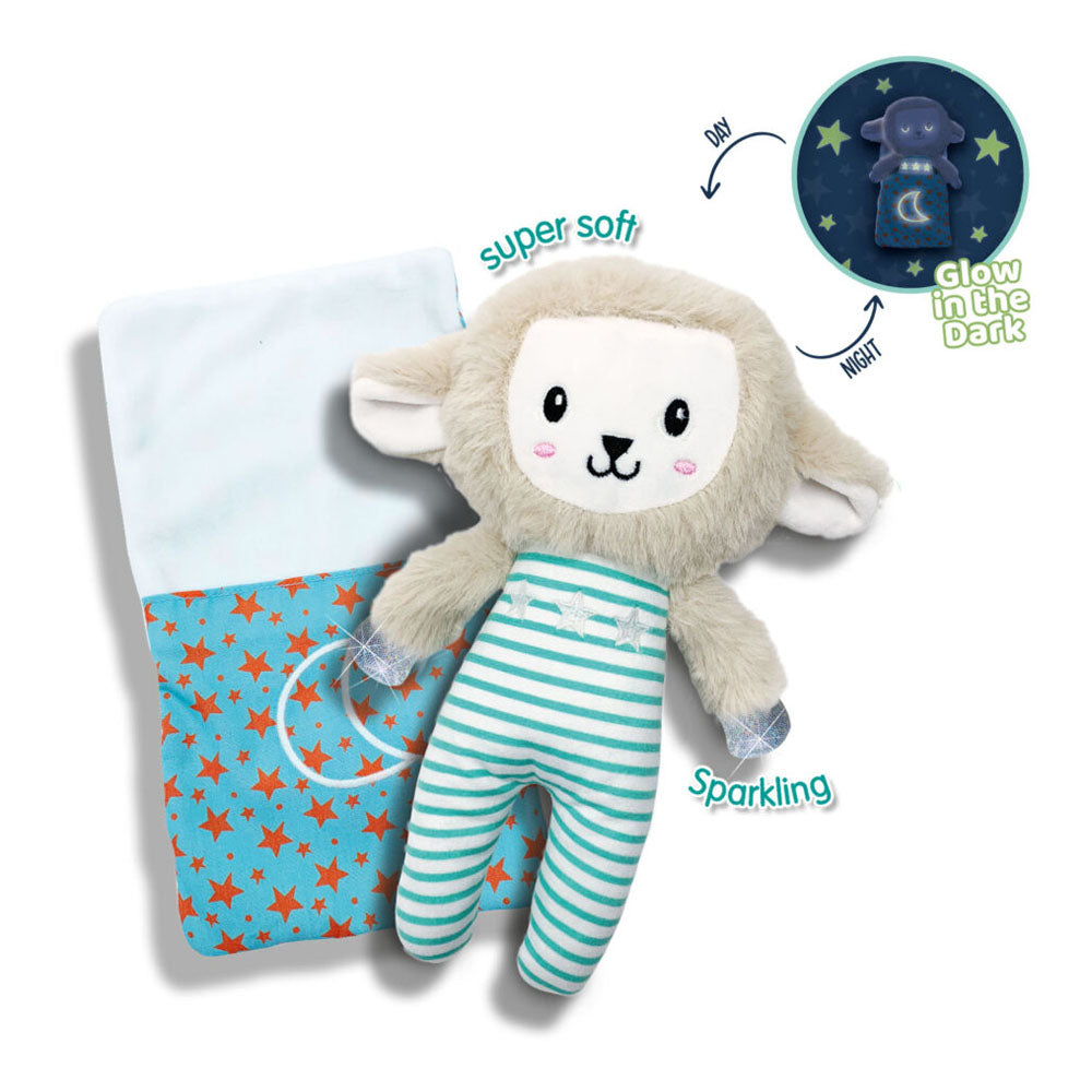 SES Creative Tiny Talents Sleepy Sheep Night Buddy Glow-in-the-Dark