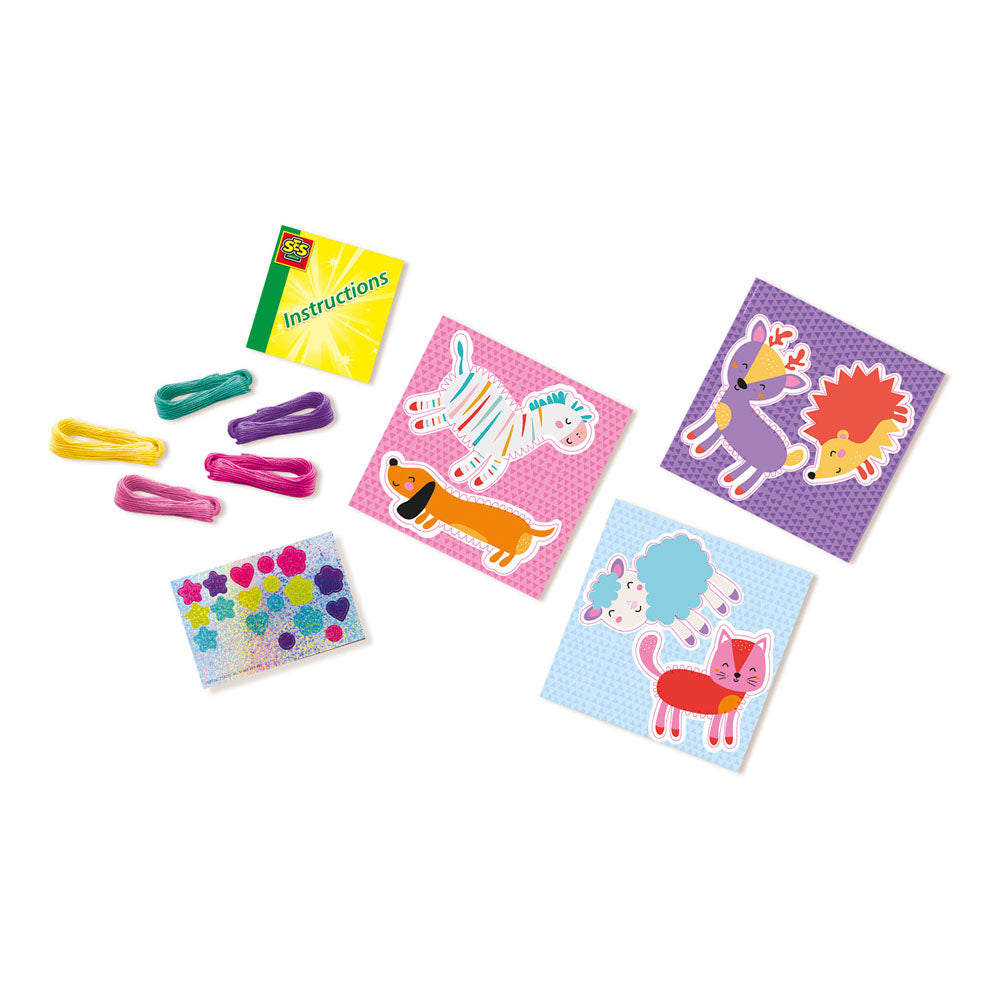 SES Creative Yarn Wrap Animals Craft Kit