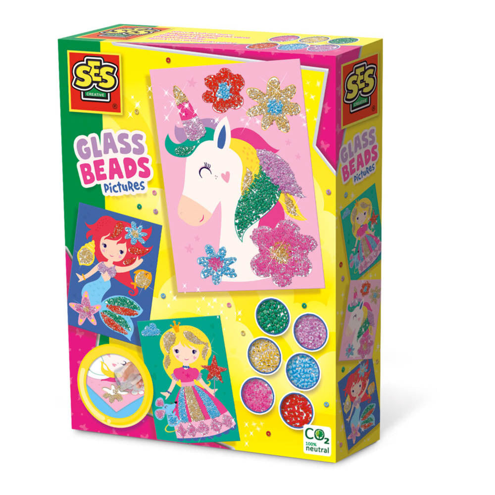 SES Creative Glass Beads Pictures Colouring Set