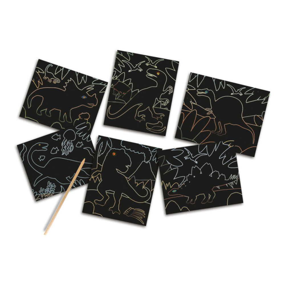 SES Creative Dinosaurs Glow-in-the-Dark Scratch Card