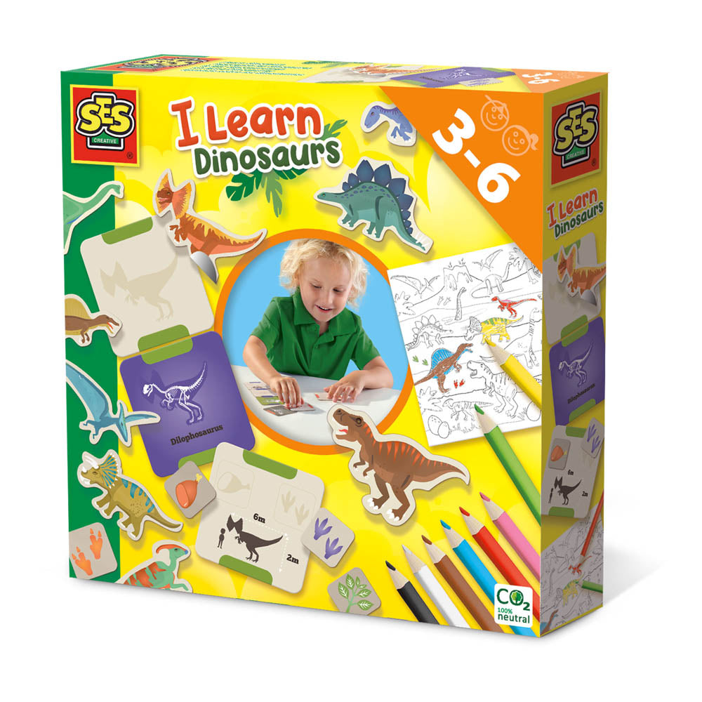 SES Creative I Learn Dinosaurs Colouring Set