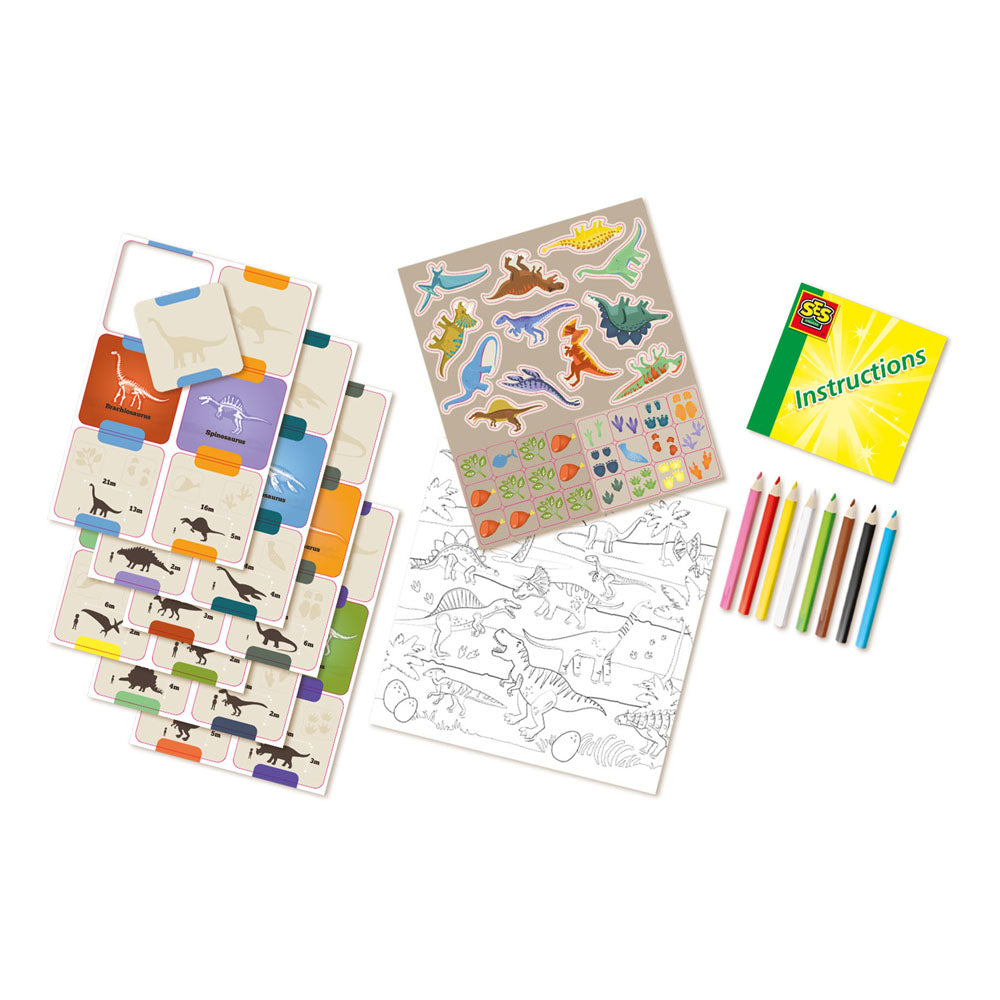 SES Creative I Learn Dinosaurs Colouring Set