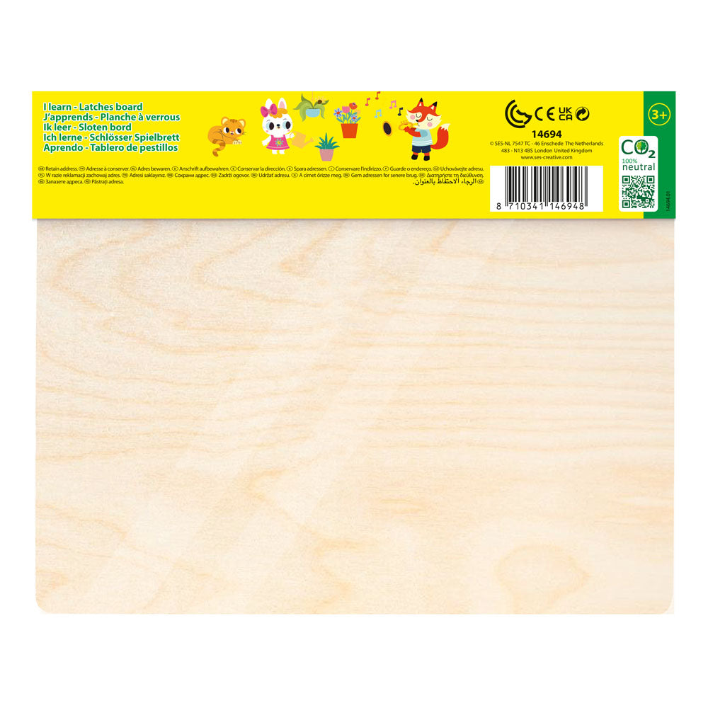SES Creative I Learn Latches Board