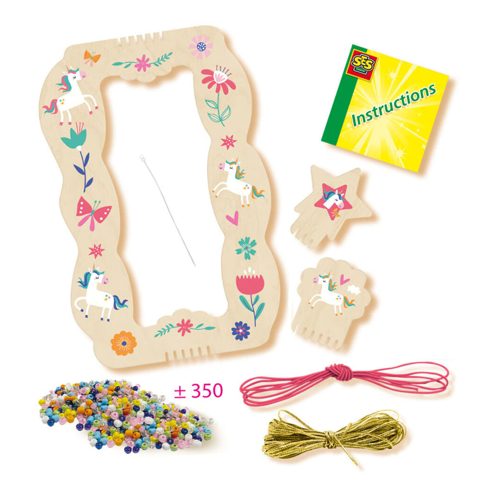 SES Creative Glass Beads Bracelets Jewellery Making Set