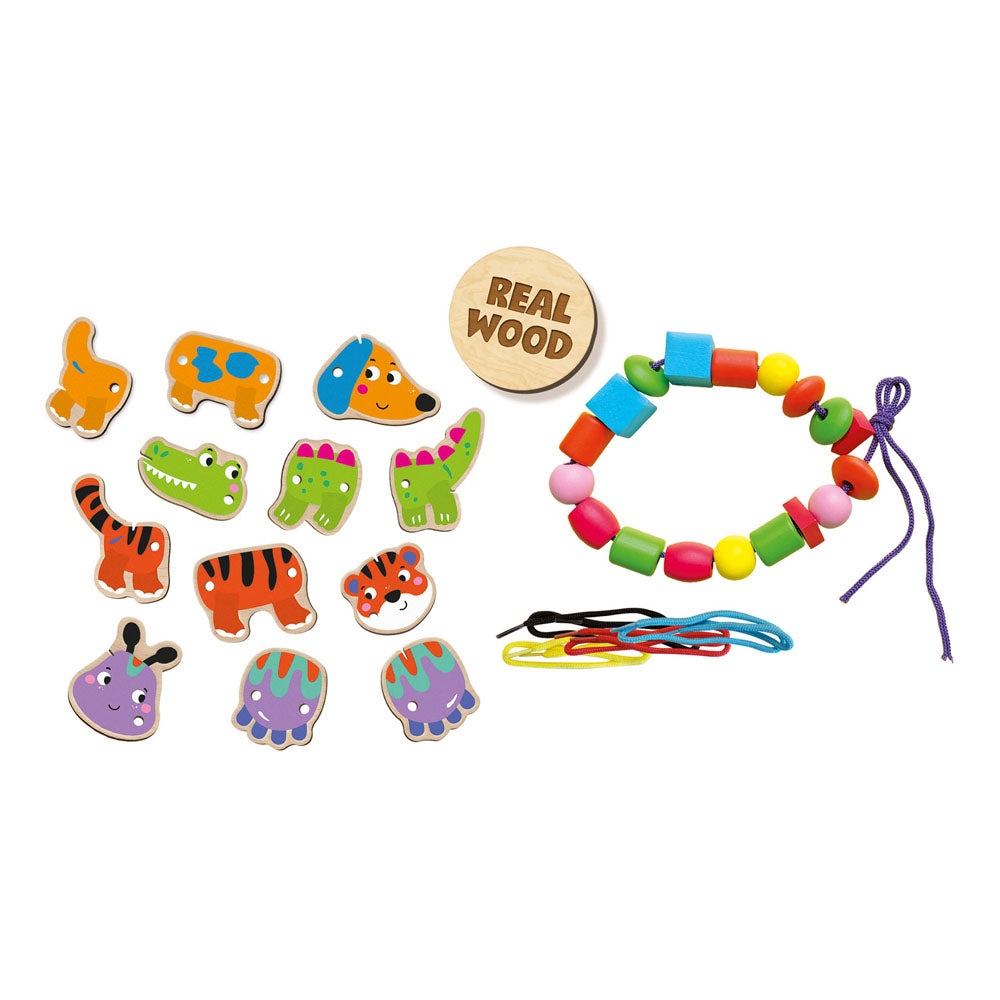 SES Creative Lacing Animals Bead Set