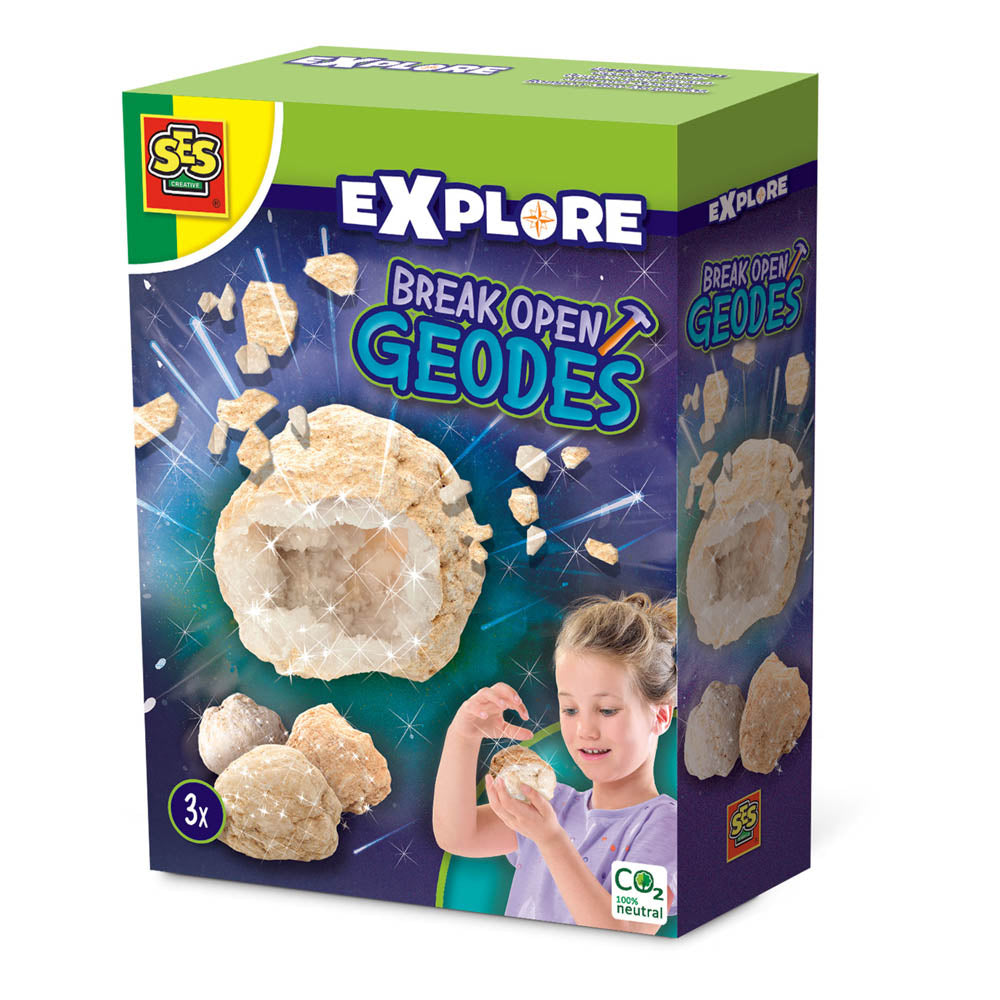 SES Creative Explore Break Open Geodes