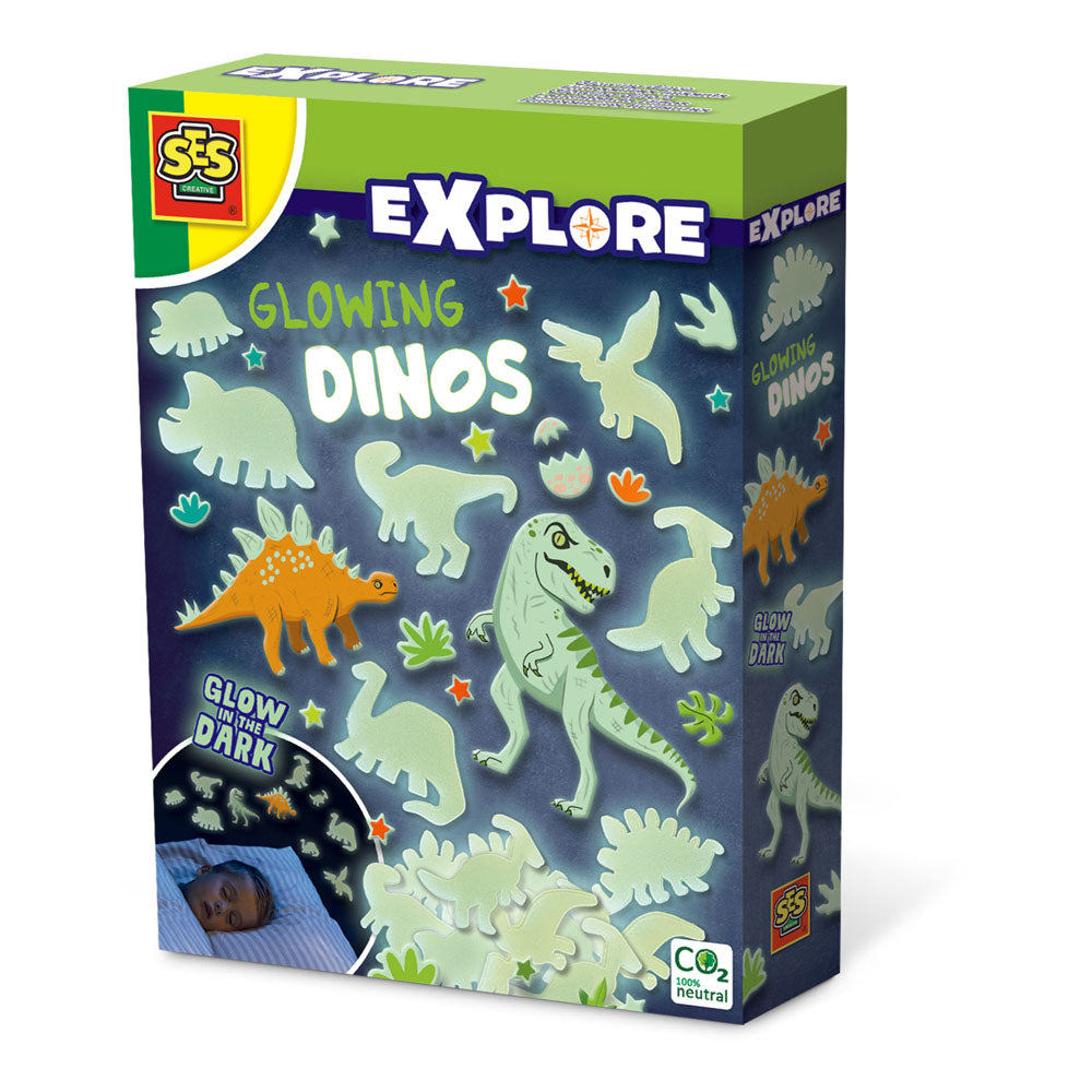 SES Creative Explore Glowing Dinos Decorative Stickers
