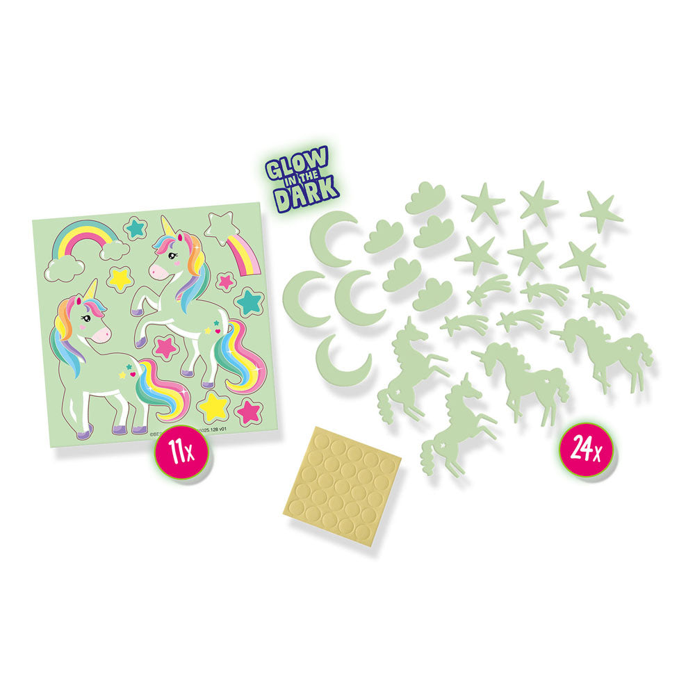 SES Creative Explore Glowing Unicorns Decorative Stickers