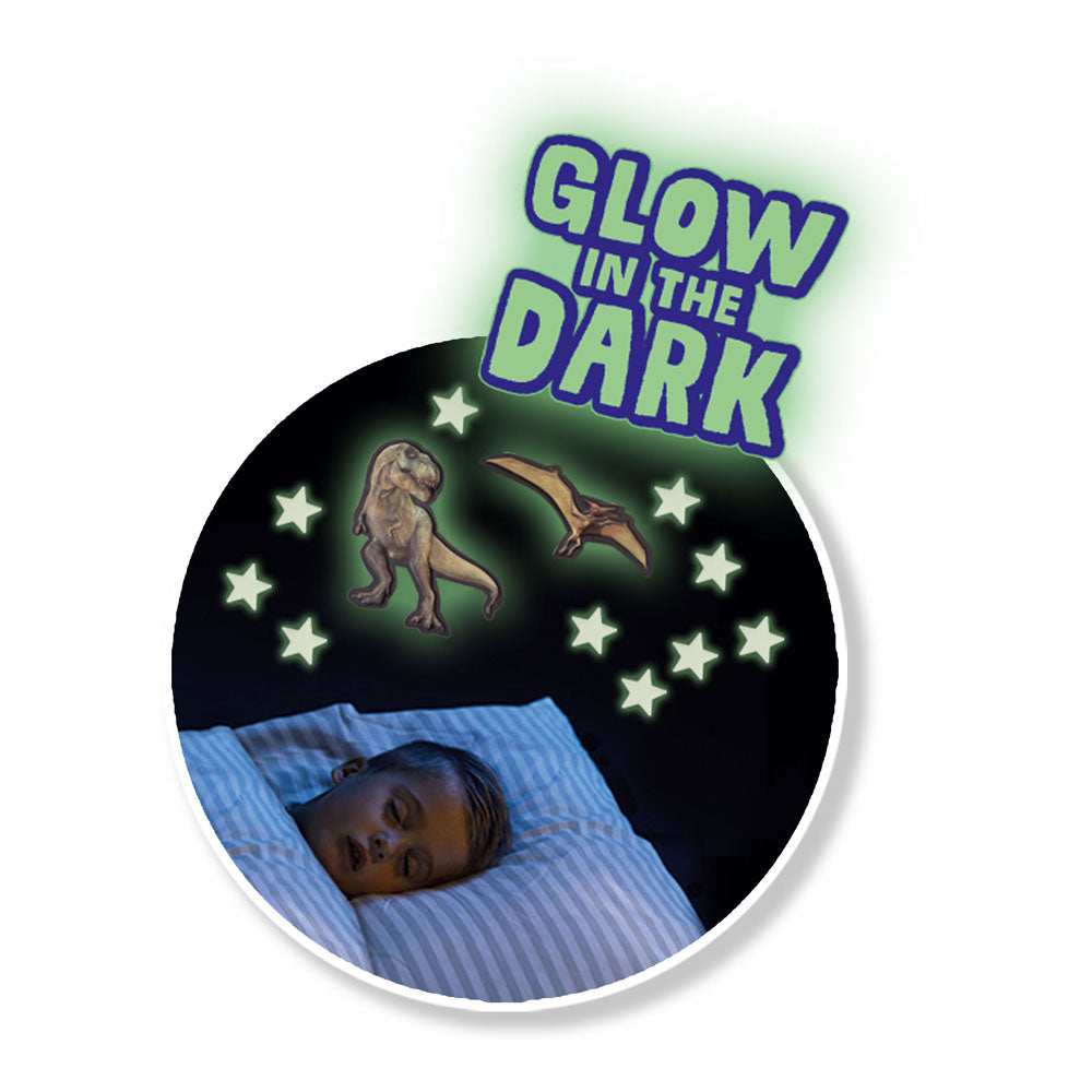 SES Creative Explore Mega Glowing T-Rex World Decorative Stickers