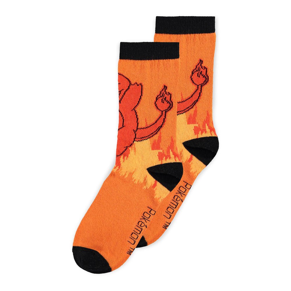 Pokemon Character Set Crew Socks - 3 Pack