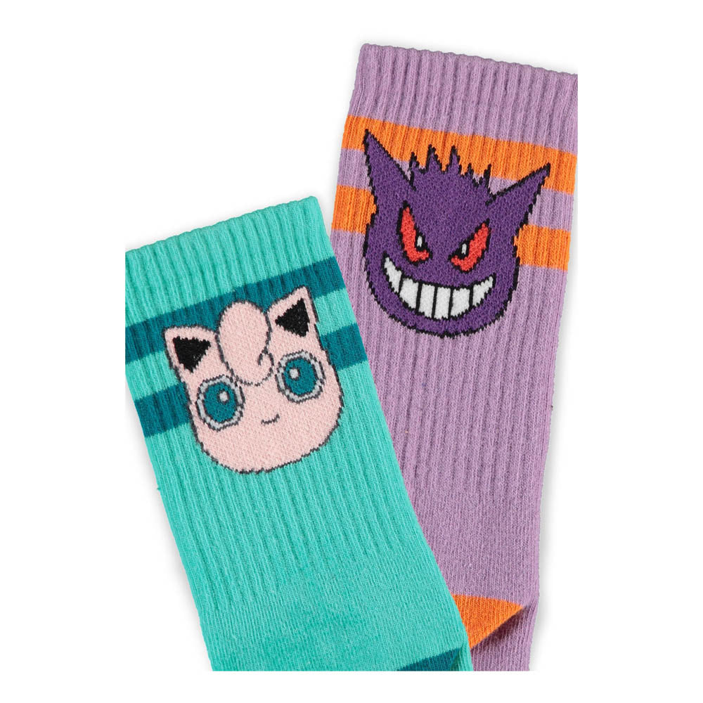 Pokemon Character Set Women's Sport Socks - 2-Pack