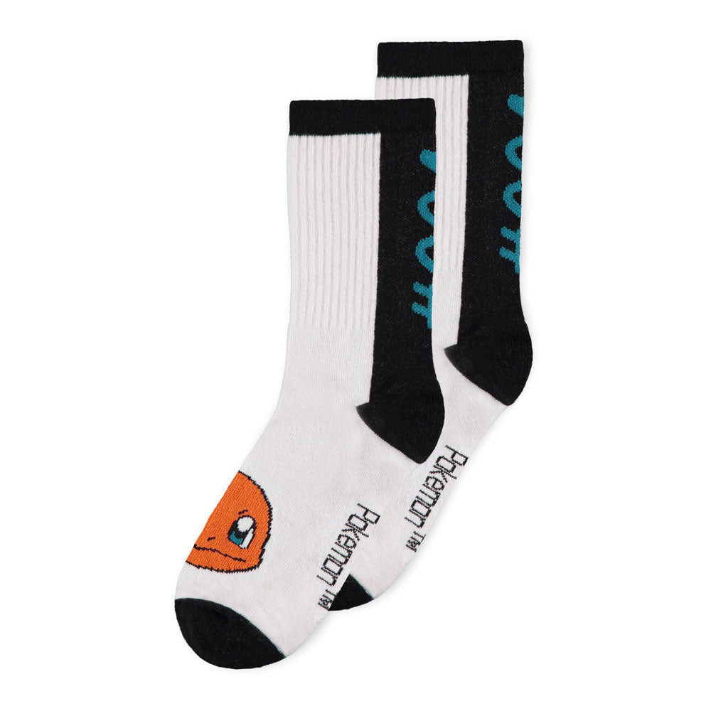 Pokemon Character Set Unisex Sport Socks - 3-Pack