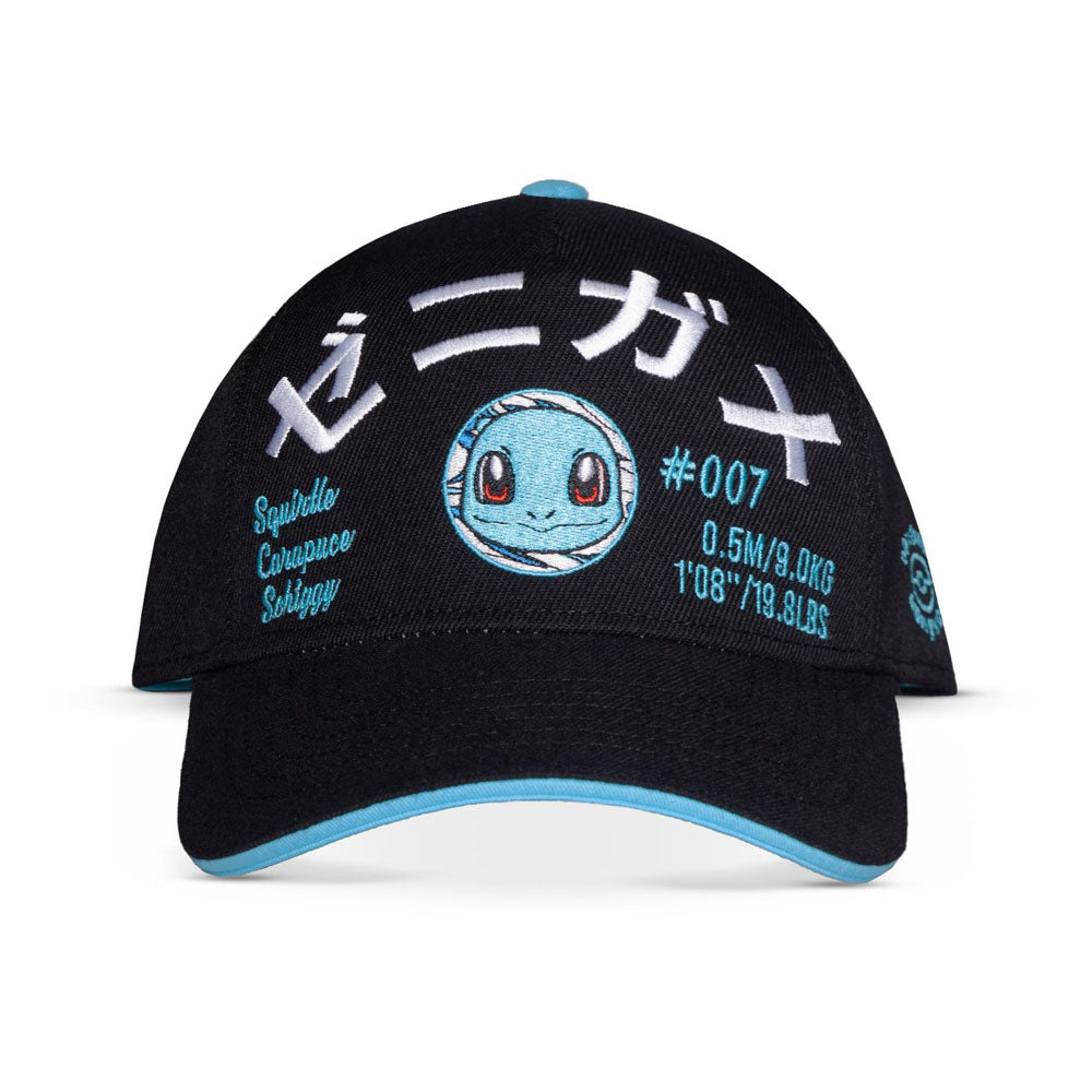 Pokemon Squirtle 3D Embroidered Adjustable Cap