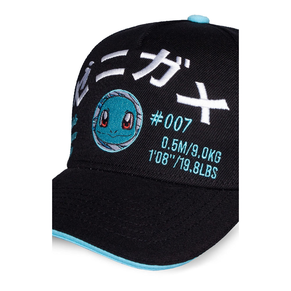 Pokemon Squirtle 3D Embroidered Adjustable Cap